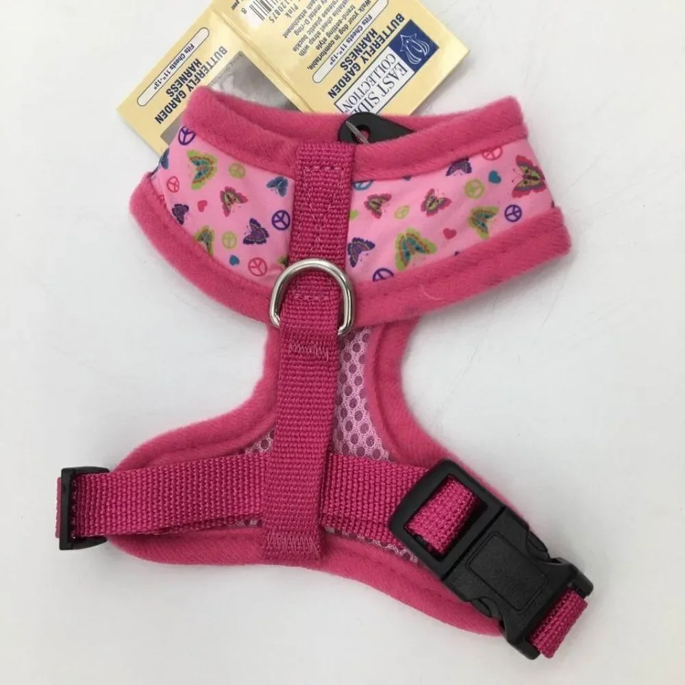 Dog Harness Butterfly Garden Print East Side Collection Pet Collar Size XS